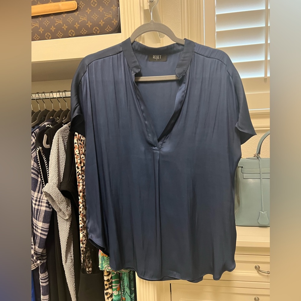 Reset Blouse Navy